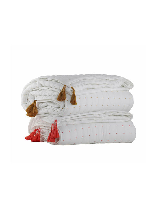 Nef-Nef Homeware Mysterious Coverlet Single Microfiber Yellow 160x220cm