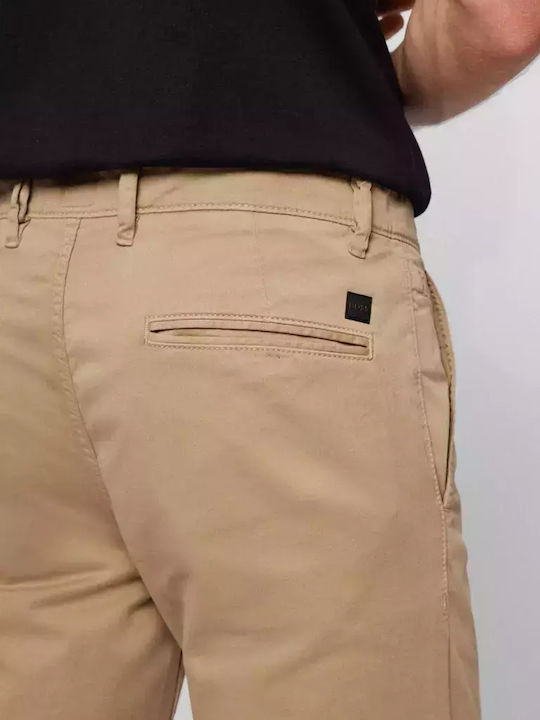 Schino-slim D Trousers Chino Elastic in Slim Fit Beige