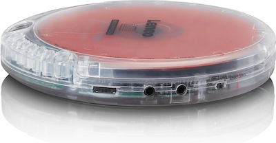 Lenco Φορητό Ηχοσύστημα CD-202TR με CD σε Διάφανο Χρώμα