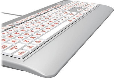 Azio KB540 Mac Nur Tastatur Weiß