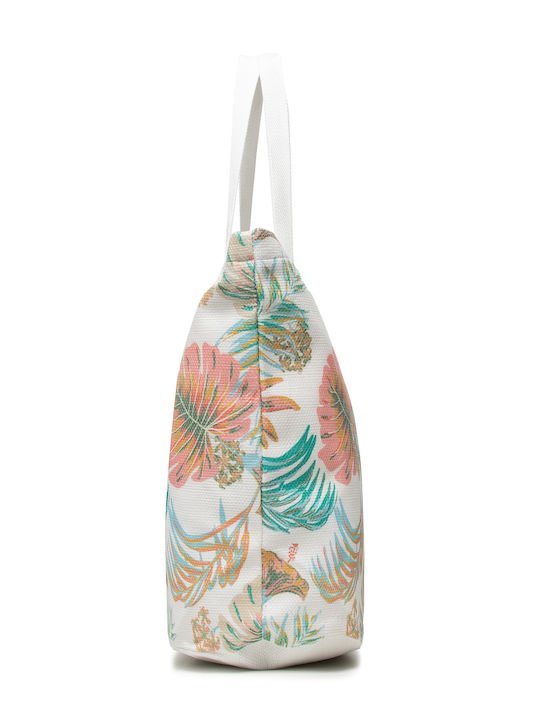 Roxy Fabric Beach Bag Floral Multicolour