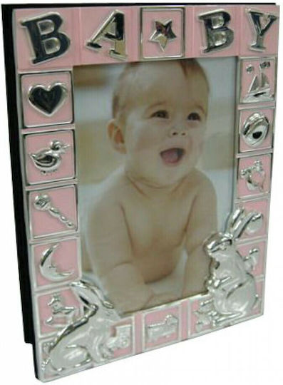 Inart Kinderalbum Baby 36 Seiten für 10 Fotos Abmessungen 13x18cm 18x24cm