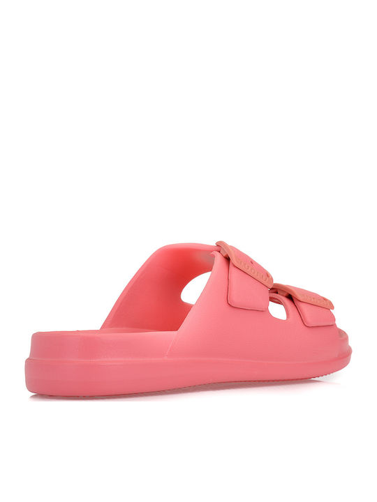 Flip Flops In Sandal Style In Fuchsia Colour