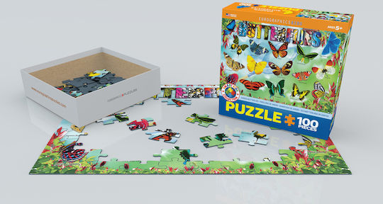 Παιδικό Puzzle Butterflies για 5+ Ετών 100pcs Eurographics