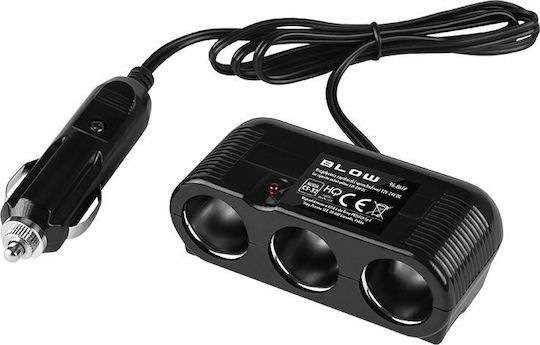 Blow CS-32 Încărcător Auto 10A cu Porturi: 3xBrichetă