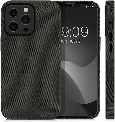 KWmobile Canvas Silicone Back Cover Dark Grey (iPhone 13 Pro)