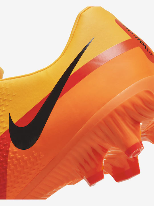 Nike Phantom GT2 Academy Low Football Shoes MG with Cleats Laser Orange / Total Orange / Bright Crimson / Black