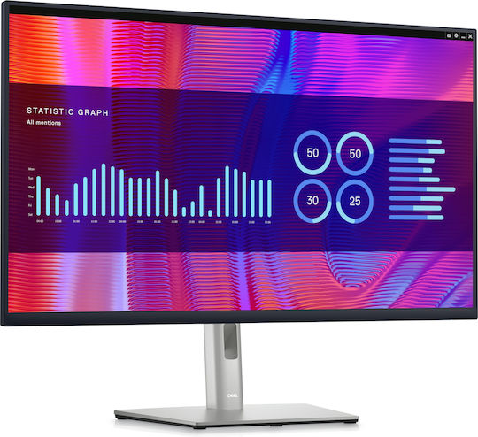 Dell P3223DE IPS Monitor 31.5" QHD 2560x1440 with Response Time 8ms GTG