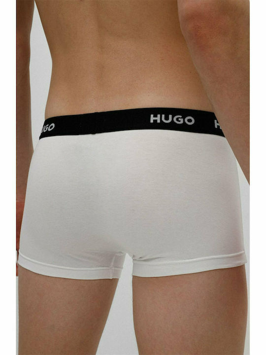 Hugo Boss Herren Boxershorts Weiß 3Packung