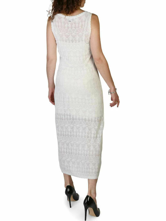 Patty Sommer Midi Hemdkleid Kleid Weiß