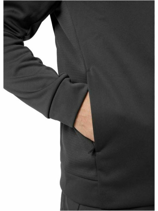 Men's Fleece Cardigan Ebony