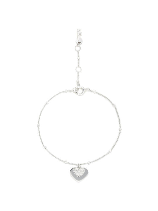 Michael Kors Damen Armband Kette Love aus Silber