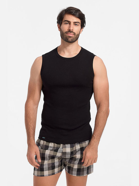 Lord 182 Men's Sleeveless Undershirt Black