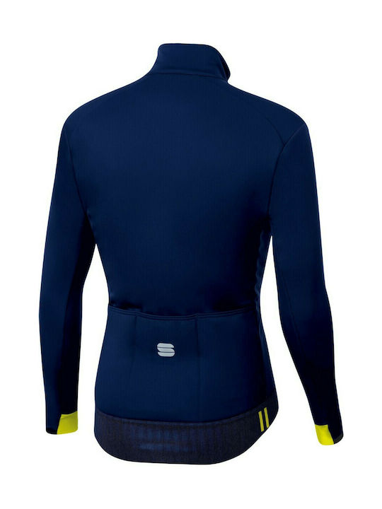 Sportful Super Jacket Cycling Windbreaker Jacket Long sleeve Blue