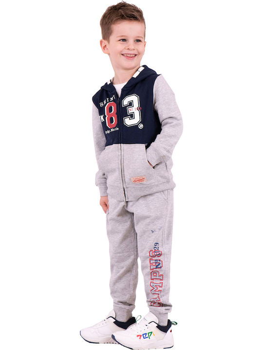 Kinder Trainingsanzüge Mit Jacke Graue 2Stücke