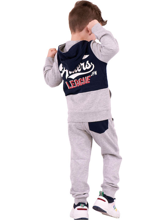Kinder Trainingsanzüge Mit Jacke Graue 2Stücke