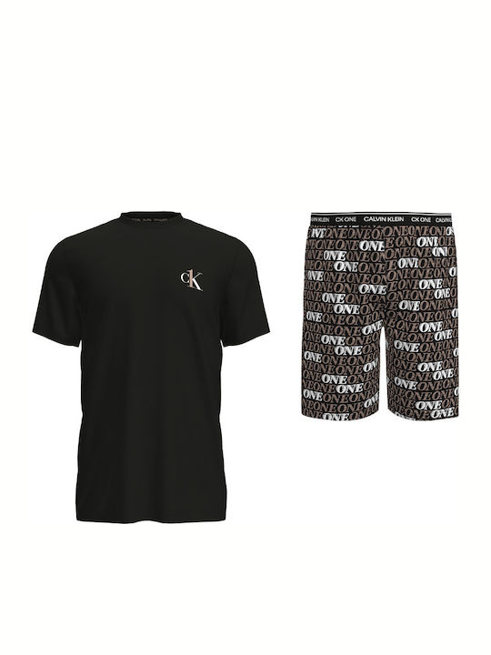 Calvin Klein Men's Summer Pajama Bermuda Black