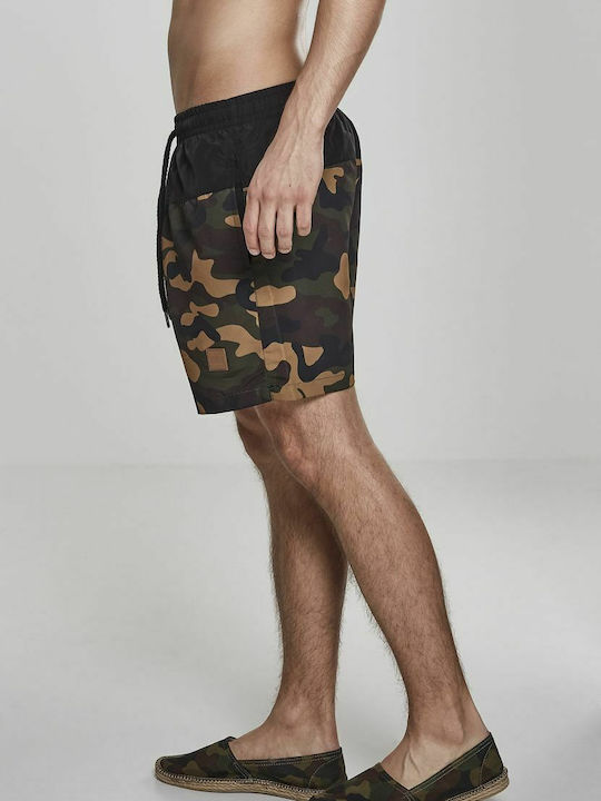 Men's Swimwear Shorts Black / Wood Camo