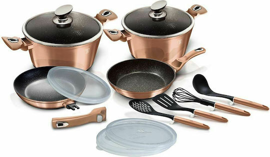 Berlinger Haus Metallic Line Cookware Set 4 Pieces