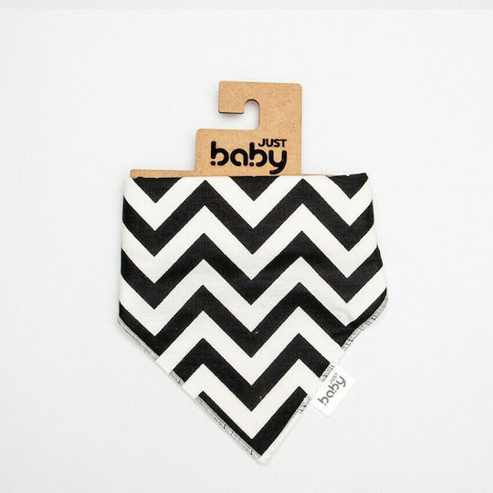 Just Baby Bandana Stoff mit Taste Schwarz