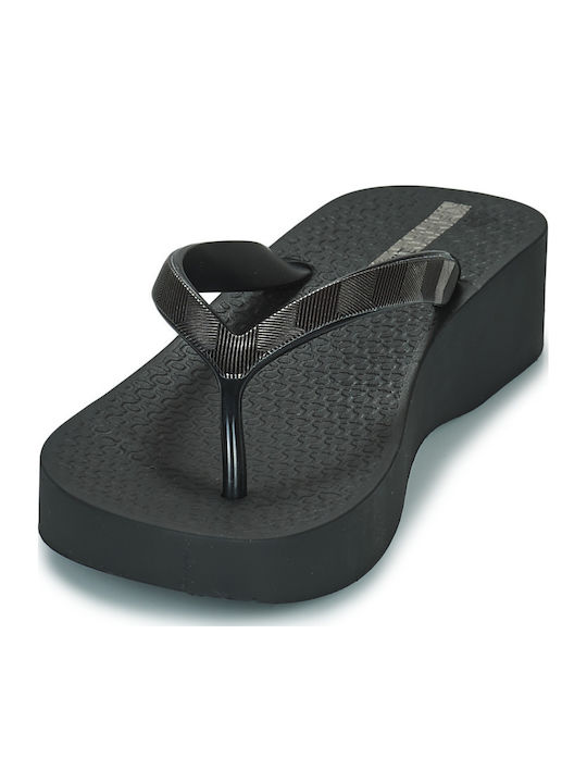 Mesh VII Women's Platform Flip Flops Black