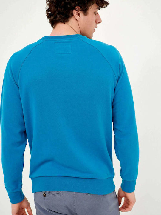 Funky Buddha Herren Sweatshirt Deep Teal