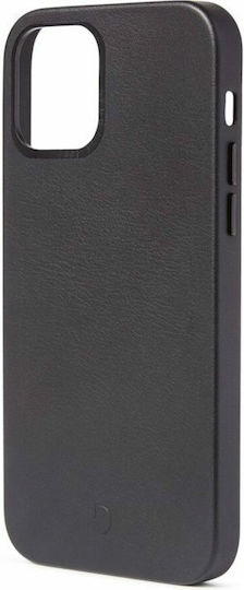 Decoded MagSafe Back Cover Δερμάτινο Μαύρο (iPhone 12 Pro Max)