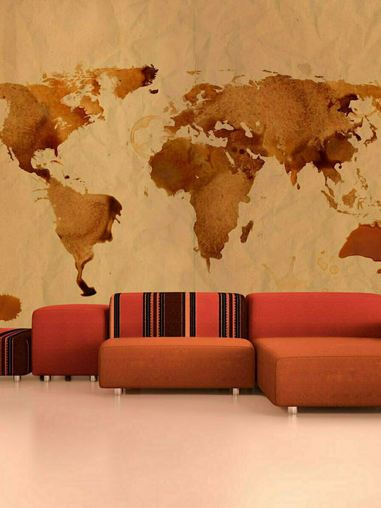 Fototapet de Perete 400x309cm Tea Map World Tesatura