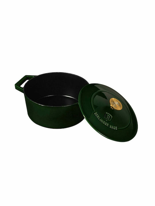 Berlinger Haus Emerald Collection Cast Iron Stockpot 24cm