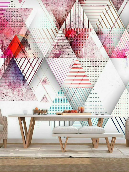 Wall Mural Triangular World Fabric 150x105cm