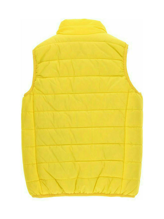 Original Marines Kids Quilted Jacket Sleeveless short Yellow 2-130752