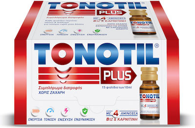 Tonotil Plus Βιταμίνη 15τμχ x 10ml για Ενέργεια