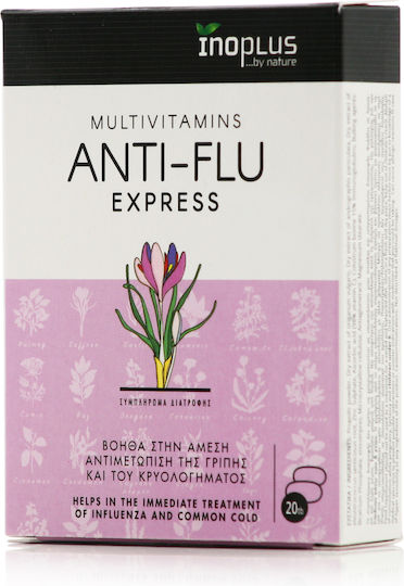 Ino Plus Anti Flu Express Multivitamin for Energy, Immune System Boost & Skin 20 tabs