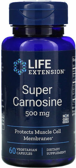 Life Extension Super Carnosine 500mg 60 Kräuterkapseln