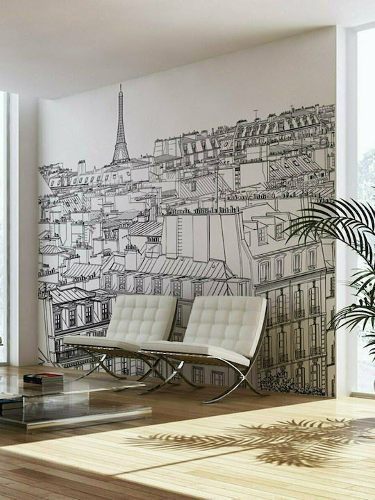 Fototapet de Perete 450x270cm Parisian's Sketchbook Tesatura