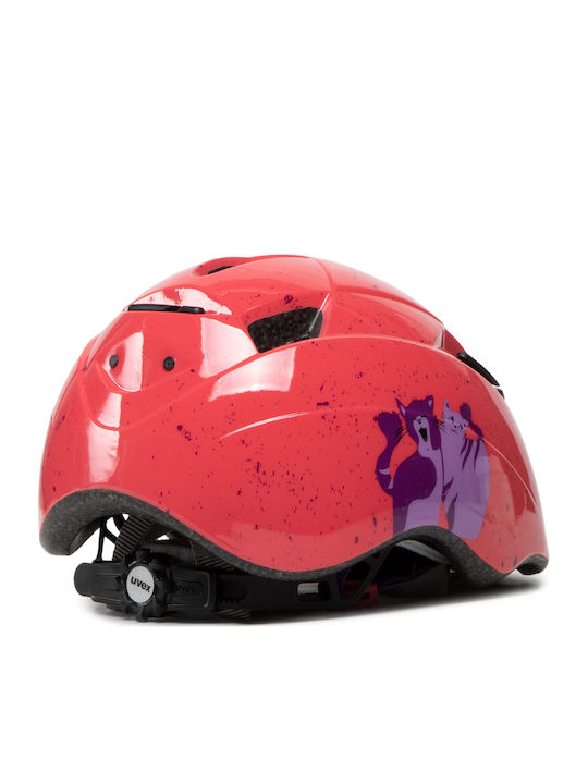 Uvex Kid 2 Kinderfahrrad- / Rollerhelme Fahrrad Berg Cats mit integrierter LED-Lampe