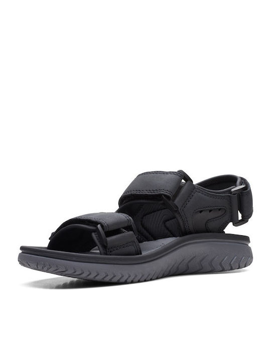 Clarks Wesley Bay Sandals Black