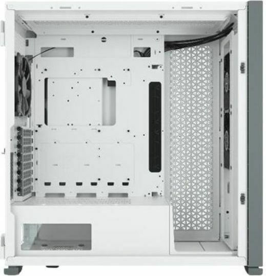 Corsair 7000D Airflow Gaming Voller Turm Computergehäuse mit Seitenfenster Weiß