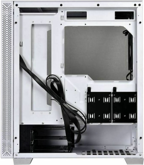 Lian Li Lancool 205 Gaming Midi Tower Κουτί Υπολογιστή με Πλαϊνό Παράθυρο Λευκό