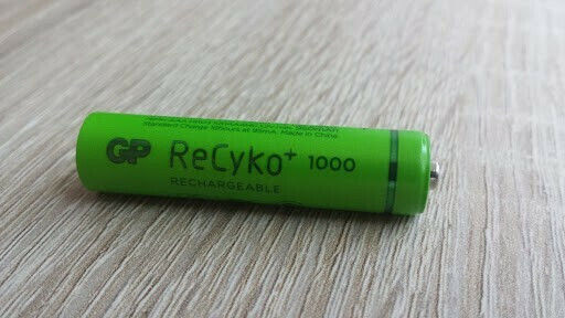 GP Batteries Recyko+ Επαναφορτιζόμενες Μπαταρίες AAA Ni-MH 1000mAh 1.2V 2τμχ