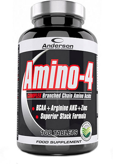 Anderson BCAAs 100 Ταμπλέτες Unflavoured