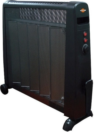Kerosun Θερμοπομπός Δαπέδου 2000W Mica 61.7x64.8cm Μαύρος