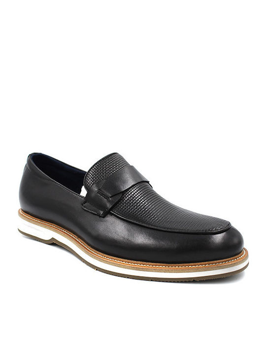 Men's Leather Moccasins Black