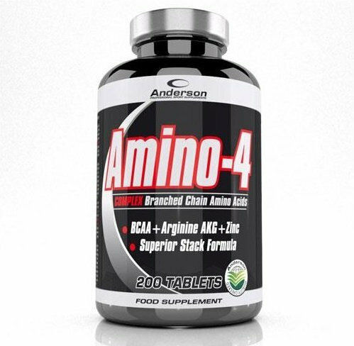 Anderson BCAAs 200 Ταμπλέτες Unflavoured