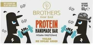 Brothers Healthy Food Raw Bar with 19% Protein & Flavor Cocoa Hazelnut 60gr