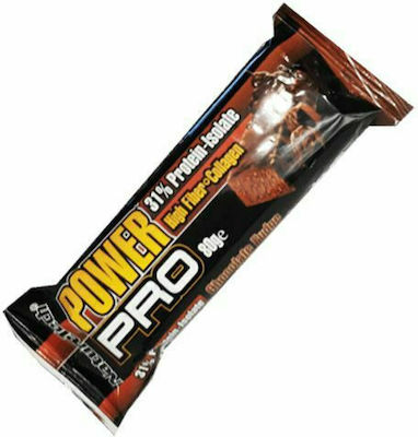 NatureTech Power Pro Higher Fiber & Collagen Bar with 31% Protein & Flavor Chocolate Fudge 80gr