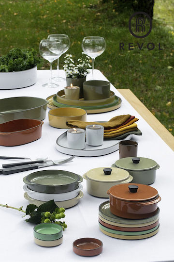Espiel Caractere Culinaire Farfurie Deșert din Porțelan Alb cu Diametru 16cm
