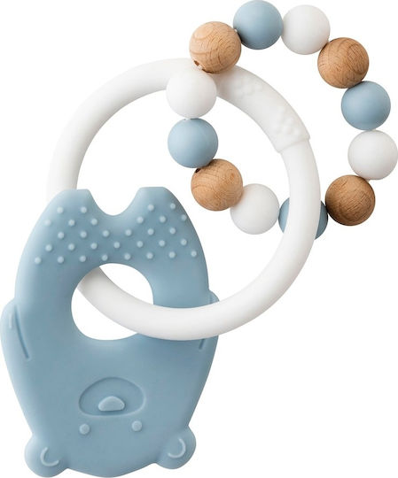 Nattou Bear Silicone Teether for 0 Months+