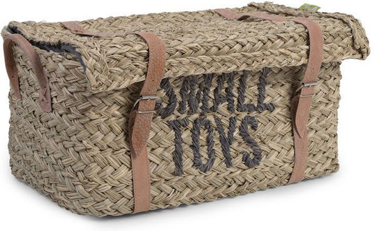 Childhome Παιδικό Κουτί Αποθήκευσης Small Toys Set Of 2 Rattan Basket Μπεζ 52x31x25cm 2τμχ