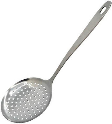 Ankor Shallow Spoon Slotted Colander Stainless Steel Gray 1pcs